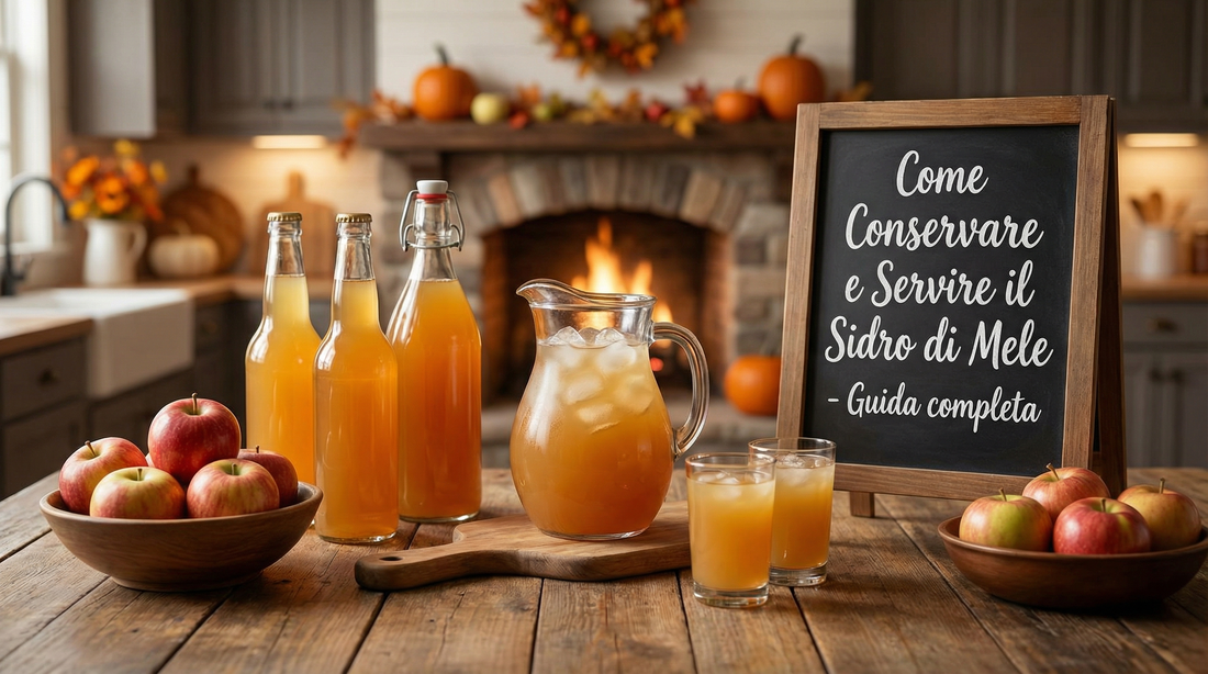 ❄️ Come Conservare e Servire il Sidro di Mele - Guida completa